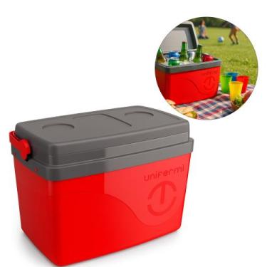 Imagem de Caixa Térmica Cooler 30 Litros Para Praia Camping Viagem Com Alça 45 L