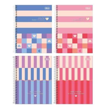 Imagem de Caderno Espiral Tilibra Colegial Melrose - Capa Dura 10 Matérias 120 F