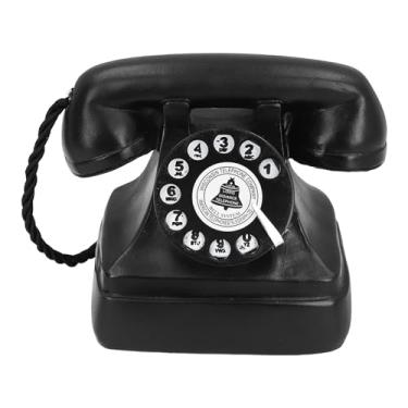 Imagem de AUNMAS Telefone Rotativo Vintage Decorativo, Design de Resina Sintética, Estilo Autêntico Dos Anos 1920, Perfeito para Cafés e Bares, Suporte de Decoração Vintage para Colecionadores