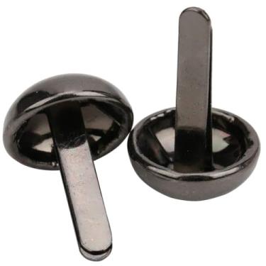 Imagem de SIWOTED 50 PCS Liga de Zinco 15 MM Forma de Cogumelo DIY Decoração Rebites para Bolsa Sapatos Chapéu Acessórios de Roupas (Cor da arma 15mm)