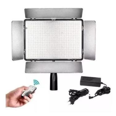 Imagem de Iiuminador mamen led km-600 + fonte