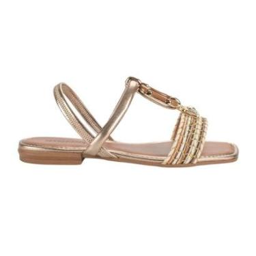 Imagem de Sandália Feminina Mississipi Tiras Trançadas Rústicas-Feminino