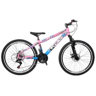 Imagem de Bicicleta Aro 26 Flay KOG Freeride Full X25 Viking 18v Freio a Disco, 