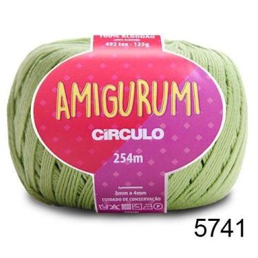 Imagem de Fio Amigurumi Círculo 125g Cor 5741 Periquito Verde - Ideal para Croch