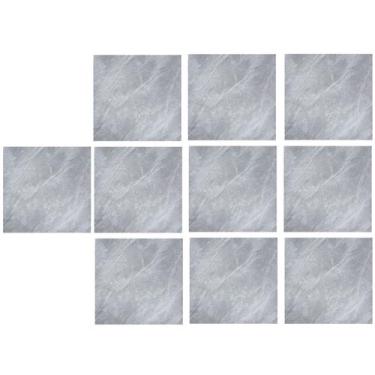 Imagem de Piso Vinilico Adesivo Marmore 10 uni Impermeavel Autocolante Antiderra