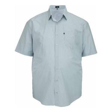 Imagem de Camisa Masculina Manga Curta Clássica Plus Size C/bolso 3034 - Amil, C