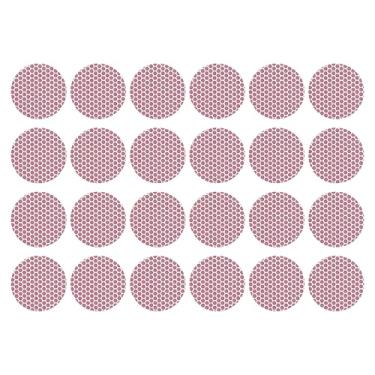 Imagem de Folha de 24 unidades | Adesivos Match Striker DOT (2,5 cm de diâmetro) | Stryker Stricker de substituição para fósforos de segurança | Retire e cole o círculo do isqueiro de pederneira