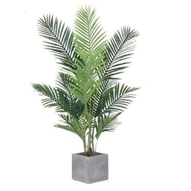 Imagem de SLGGPJBU Plantas falsas simulação de plantas artificiais planta verde planta falsa sala de estar ornamento em vaso árvore artificial para decoração de interiores plantas artificiais plantas