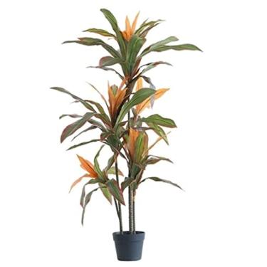 Imagem de SLGGPJBU Plantas falsas, planta artificial, árvore artificial, vegetação em grande escala, árvores falsas para sala de estar, plantas artificiais, interior e exterior, 115 cm
