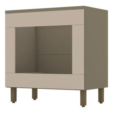 Imagem de Balcão Forno de Embutir Connect com Tampo Para Cooktop Duna Cristal  H