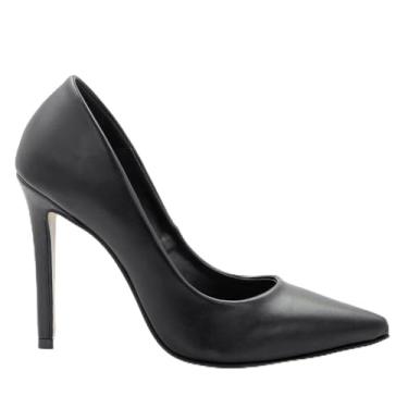 Imagem de Scarpin Zatta Salto Alto Bico Fino Suzy (Preto, BR, Adulto, Numérico, 39)