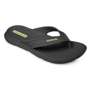 Imagem de Chinelo Masculino de Dedo Bolt Super Leve e Macio (Preto/Cinza, BR, Adulto, Numérico, 41)