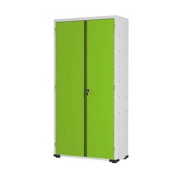 Imagem de Armário Aço Escritório Fechadura 3 Prateleiras Ea303 Verde