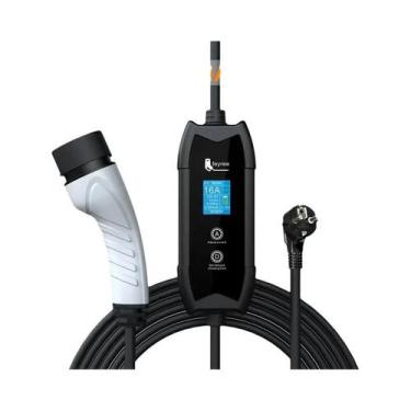 Imagem de Carregador Portátil Para Veículos Elétricos 16A 3.5KW Com Conector Tip