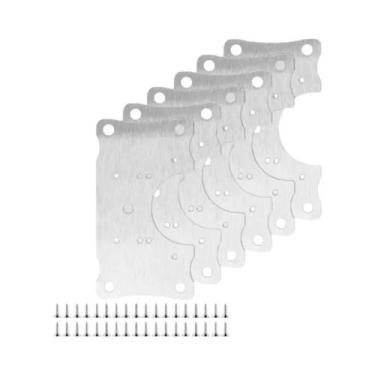 Imagem de Dobradiças Com Parafusos Para Reparo De Móveis, Armários E Portas - Pa