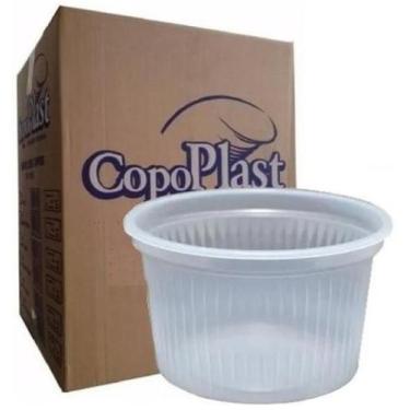 Imagem de Pote Plástico Sem Tampa Para Sorvete 100Ml Copozan C/2000 - Copoplast