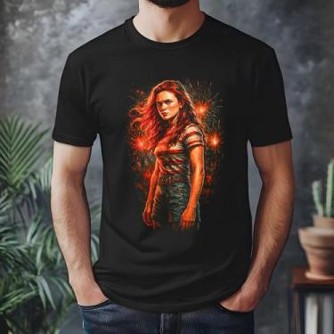 Imagem de Camiseta Stranger Things Max 100% Algodao - NoBrand, Preto, GG