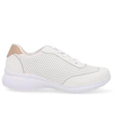 Imagem de Tenis usaflex couro casual ref ud01001 feminino, Branco, 37