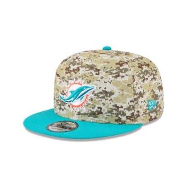 Imagem de BONE NEW ERA 9FIFTY MIAMI DOLPHINS NFL SALUTE SERVICE 2025 MILITAR-Masculino