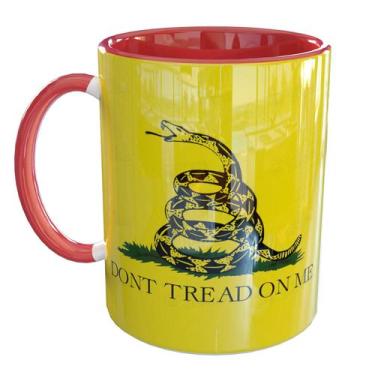 Imagem de Caneca Porcelana Bandeira Gadsden Não pise em Mim - Pense Canecas, Ver