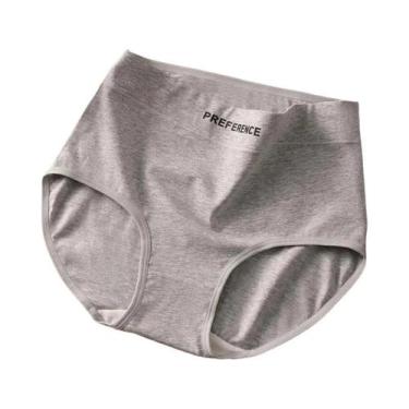 Imagem de Calcinhas De Algodão Sem Costura Para Mulheres plus Size, 5 Peças, Con