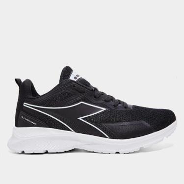 Imagem de Tênis Diadora Illusione, Preto, Branco, 34