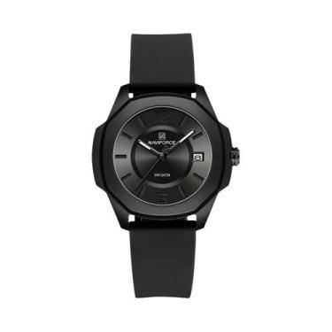 Imagem de Relógio De Moda Feminino NAVIFORCE 7107 Com Pulseira De Silicone, 5ATM