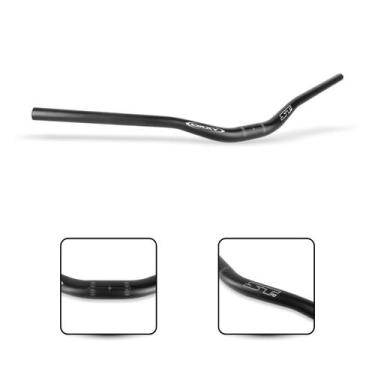 Imagem de Guidão Oxxy Bike Street Fly 31,8mm x 790mm Rise 40 Up 15 Back 7, Preto