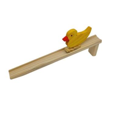 Imagem de Pato Na Rampa Madeira Em Anilina 2 Peças Com Movimento Cadenciado - Bo