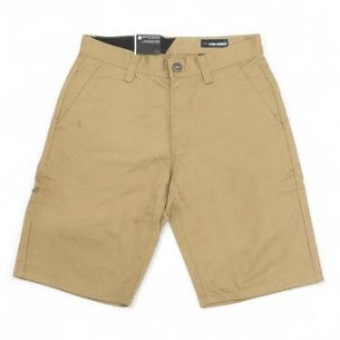 Imagem de Bermuda Volcom Chino Walk Frickin - Khaki Escuro (Importado)-Masculino