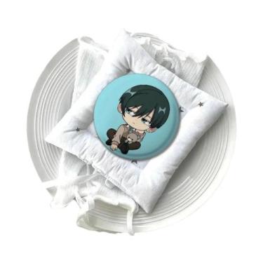 Imagem de Broche De Metal Macio Em Formato De Emblema Amine B-Blues Locks, Pin D