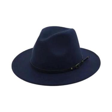 Imagem de Chapéu Jazz Vintage De Aba Larga Em Feltro Para Homens E Mulheres, Mod