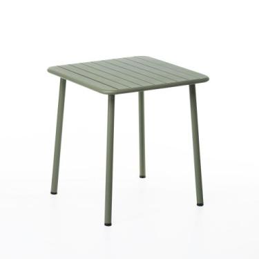 Imagem de Mesa em Metal Briss  75 cm x 70 cm x 70 cm Verde - Casavee, Verde
