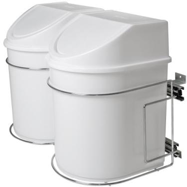 Imagem de Lixeira De Embutir Deslizante Dupla 12L Para Cozinha 7242 CR - GTB