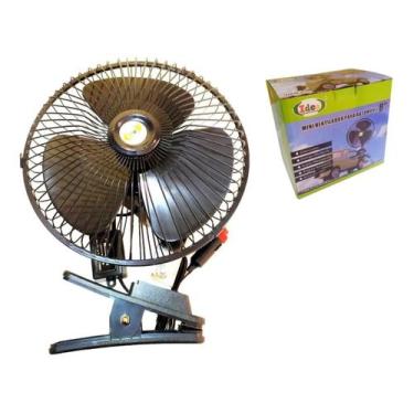 Imagem de Ventilador Eletrico Automotivo Carro Caminhão Vans 12v Presilha Clipe 