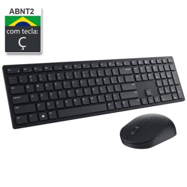 Imagem de Kit Teclado e Mouse sem fio Dell Pro KM5221W - ABNT2 - 1600dpi - Recpt