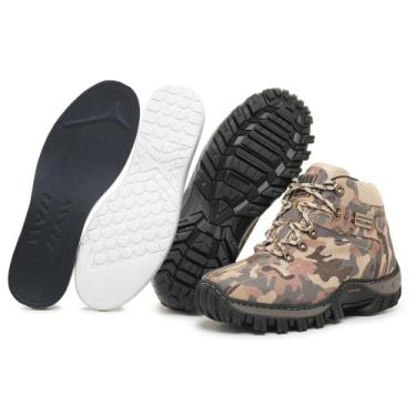 Imagem de Bota Coturno Adventure masculino Trilha Caminhada Palmilha Gel - URBAN