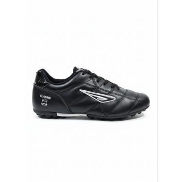 Imagem de Chuteira society diavolo classic, Preto, Prata, 37