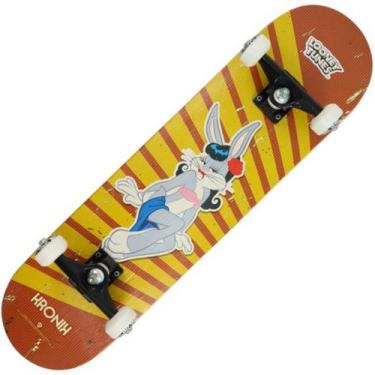Imagem de Skate Montado Profissional Looney Tunes Pernalonga Patolino - Bel, Per