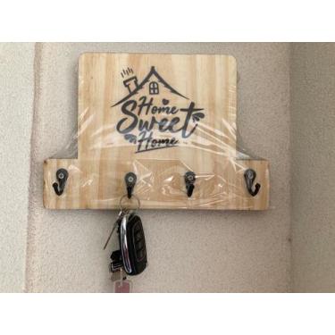 Imagem de Porta Chaves Home Sweet Home - Via Vintage