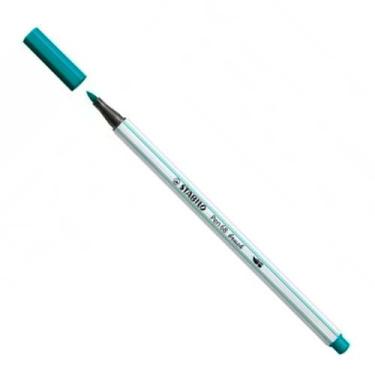Imagem de Caneta Stabilo Pen Brush, 51 - AZUL TURQUEZA