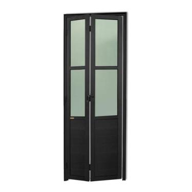 Imagem de Porta Camarao Meia Lambril Meia Vidrao Linha 25 Vidro Boreal 210cm x 8