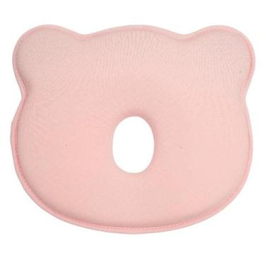 Imagem de Travesseiro Anatômico Dryz Bebê Urso  Antissufocante  Cabeça Chata  Es