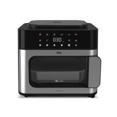 Imagem de Fritadeira Elétrica WAP Air Fry Multi-Comb 16L WAFC16, Preto e Cinza, 