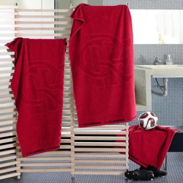 Imagem de Toalha Banho Praia Flamengo Oficial Buettner Jacquard 100% Algodão 140