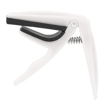 Imagem de Eujgoov Ukulele Capo, Plástico Mini Tamanho 4 Cordas Guitarra Capo Ferramenta de Ajuste de Afinação (vermelho)