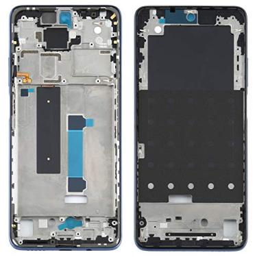 Imagem de HONGYAN Peças de substituição de telefone celular Placa de moldura de quadro LCD da casa frontal original para Xiaomi Redmi Note 9 Pro 5G M2007J17C Acessórios telefônicos