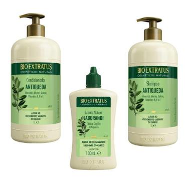 Imagem de Tratamento Antiqueda Jaborandi Bio Extratus Shampoo + Condicionador 1L