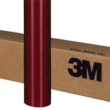 Imagem de 3M 1080 M203 Filme de vinil com revestimento metálico vermelho fosco para carro3M 5ft x 2ft (10 Sq/ft) vermelho 1080-M203