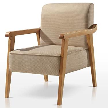 Imagem de Poltrona Lina Agarb Decor Cor:Linho Bege